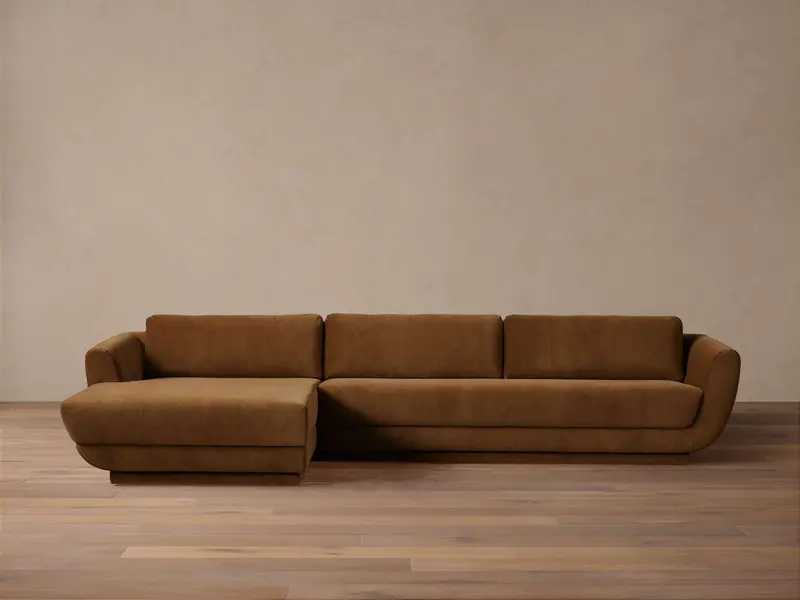 Fontana Contemporary 2-Piece Chaise Lounge Sectional 1
