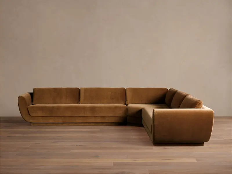 Fontana Modular Corner Sectional Sofa Set 1
