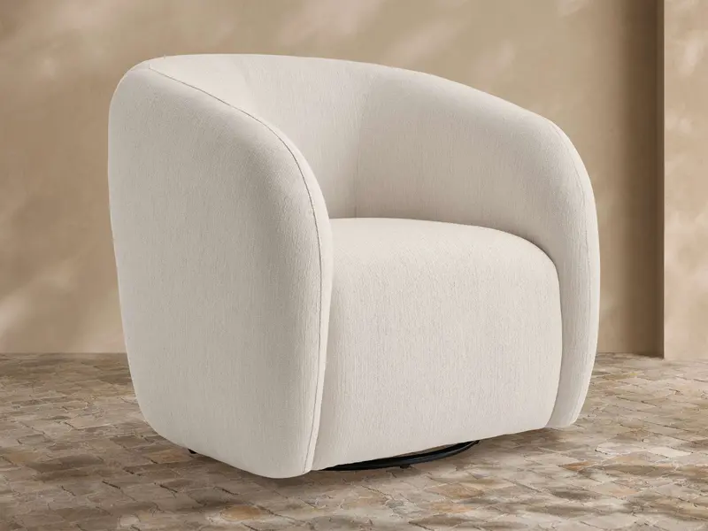 Fresno All-Weather Outdoor Swivel Accent Chair 1
