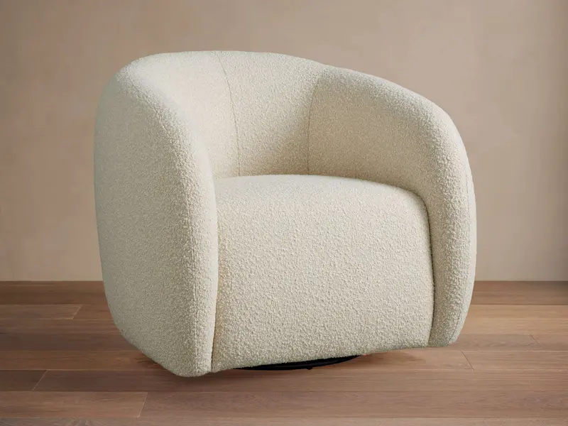 Fresno Rotating Accent Chair With Upholstered Seat 1