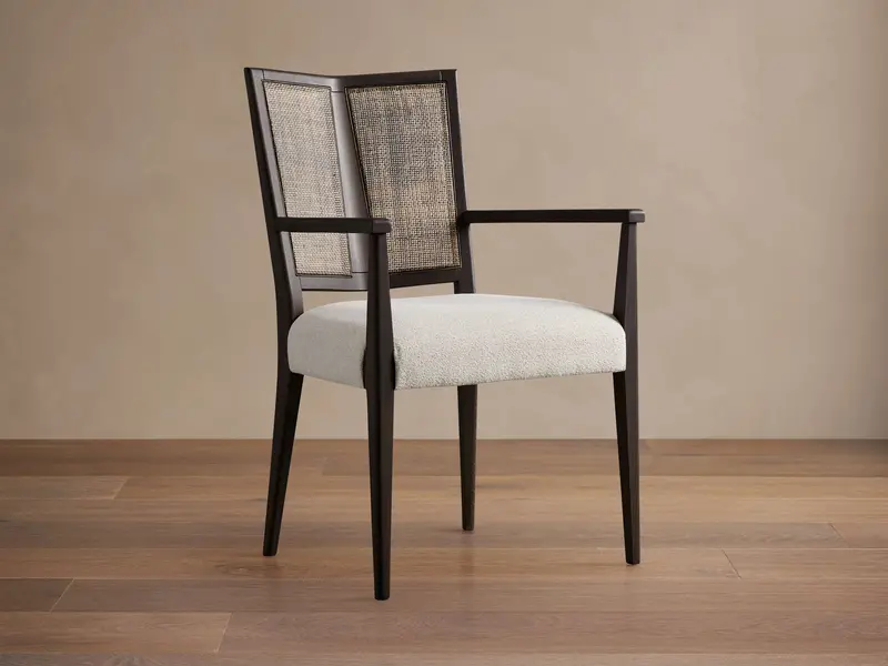 Freya Upholstered Dining Arm Chair 1