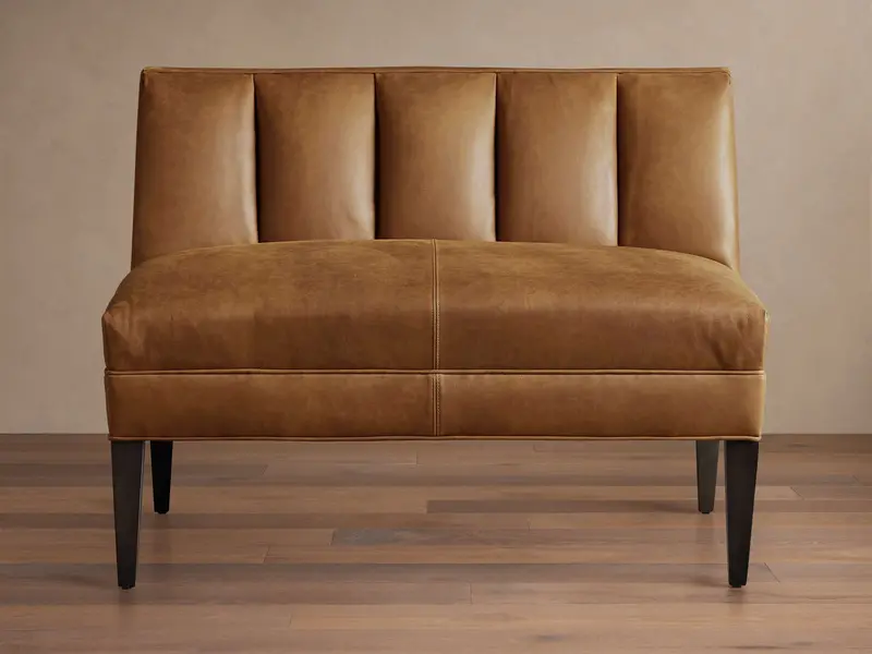 Gates Leather Storage Bench With Lift-Up Top 1