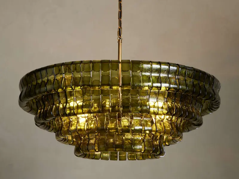 Ghiaccio Modern Round Crystal Chandelier 1