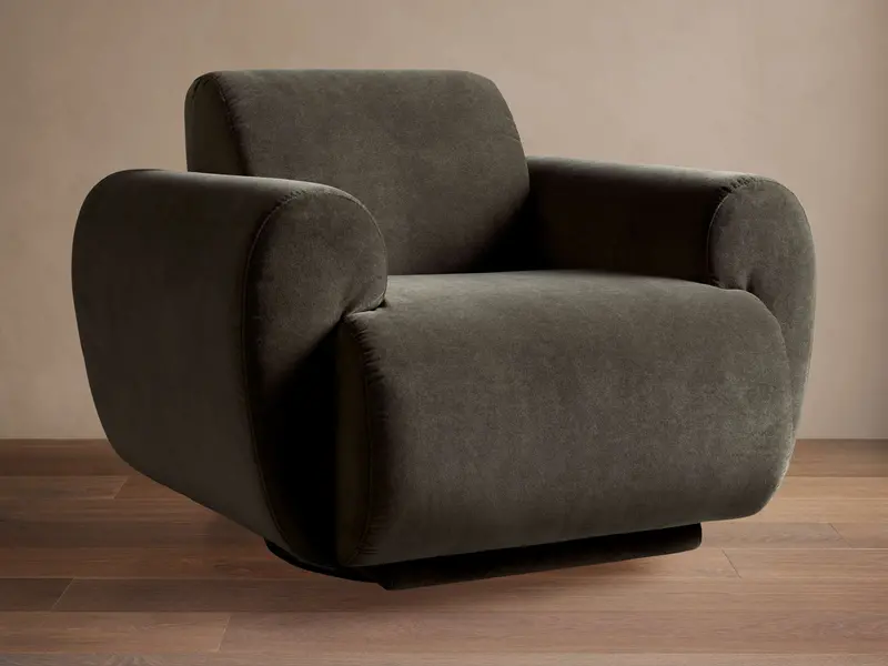 Gianni 360-Degree Swivel Accent Chair 1