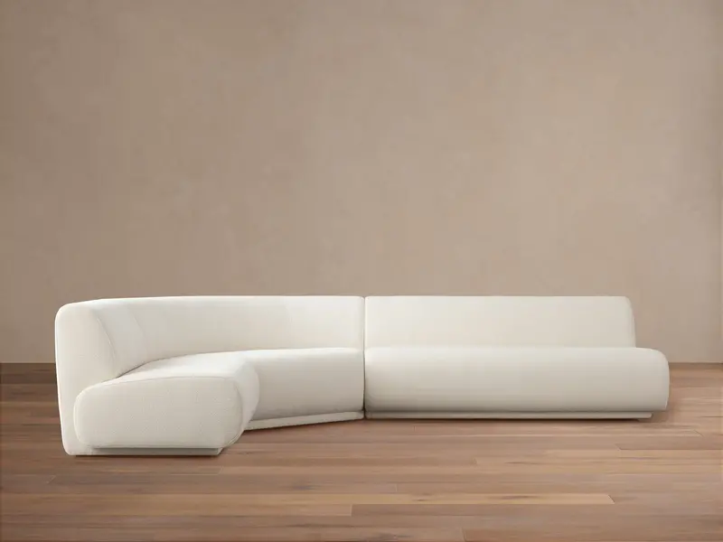 Gianni Armless Three-Seat Sectional Sofa 1