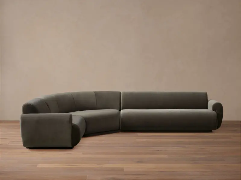 Gianni Contemporary 3-Piece Sectional Sofa Set 1