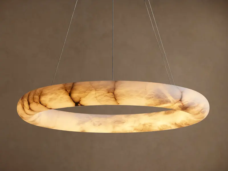 Halima Circular Halo Pendant Light 1