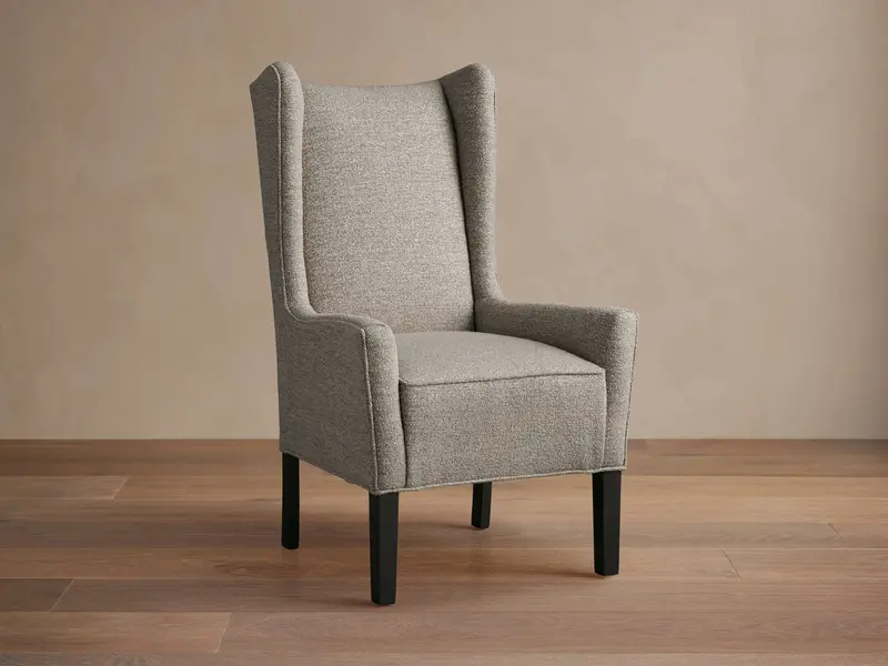 Halstead Upholstered Dining Chair – Padded Seat & Tapered Legs 1