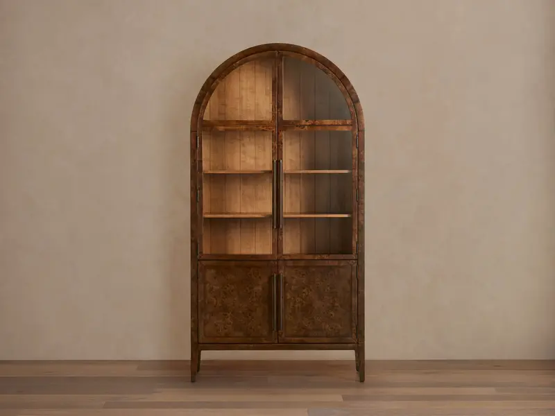 Hattie Burlwood & Glass Display Cabinet 1