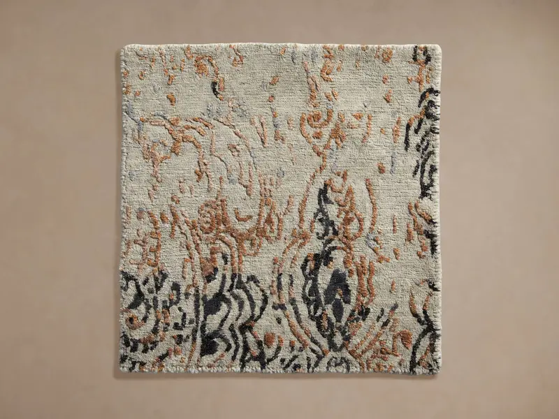 Holland Hand-Knotted Wool Rug Sample Swatch 1