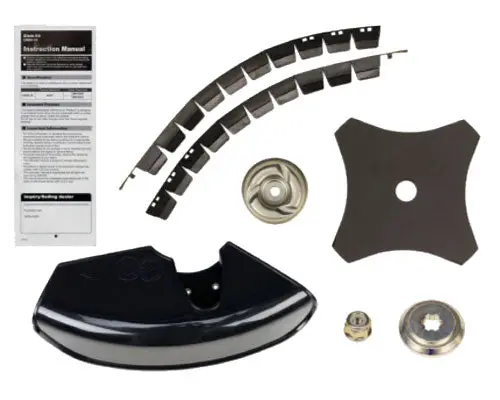 Honda 06631-Vp8-C10 9-Inch 4-Tooth Solid Steel Lawn Mower Blade Kit 1
