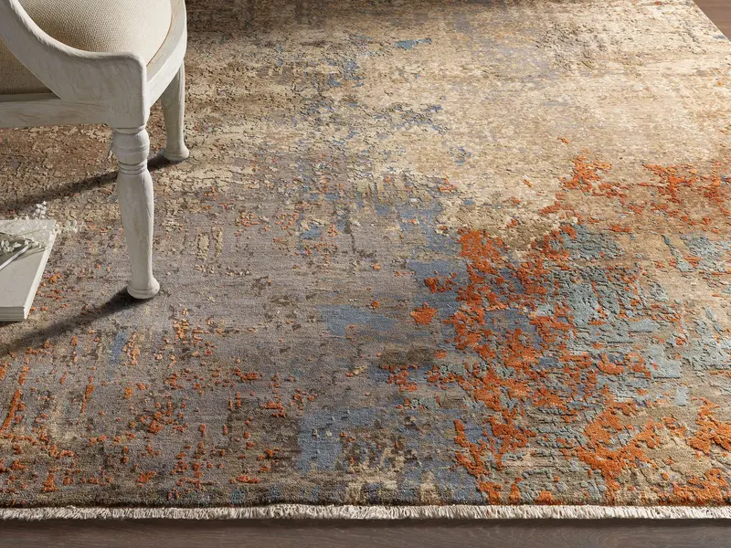 Jensen Hand-Knotted Wool Rug – Traditional Craftsmanship 1