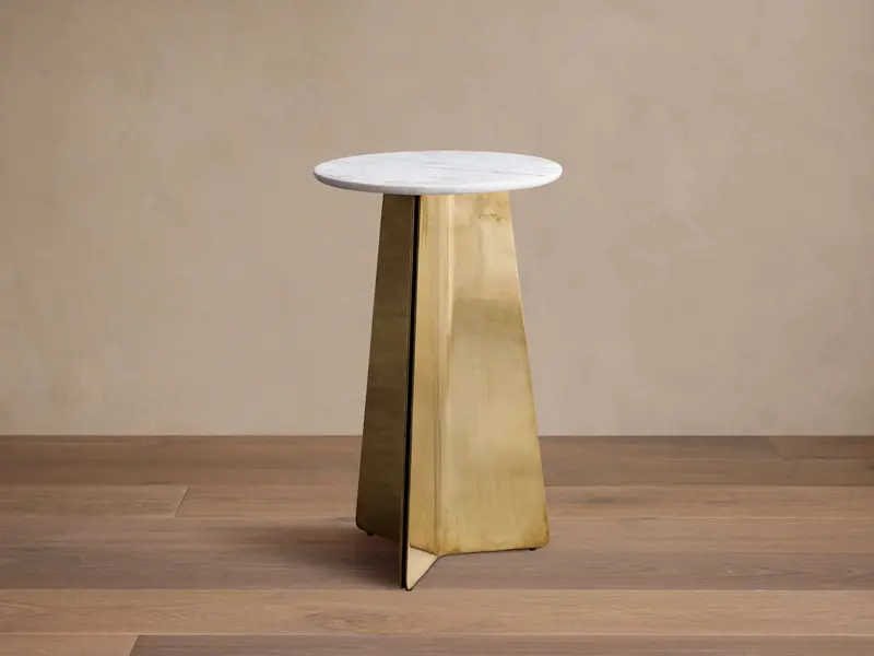 Jorah Modern Martini Table With Wooden Top And Metal Base 1