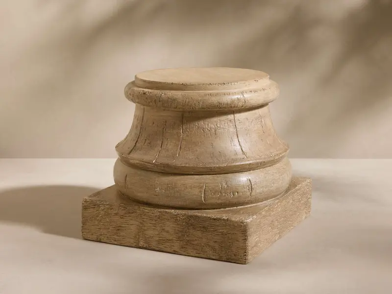 Josephine Solid Wood Pedestal Stand 1