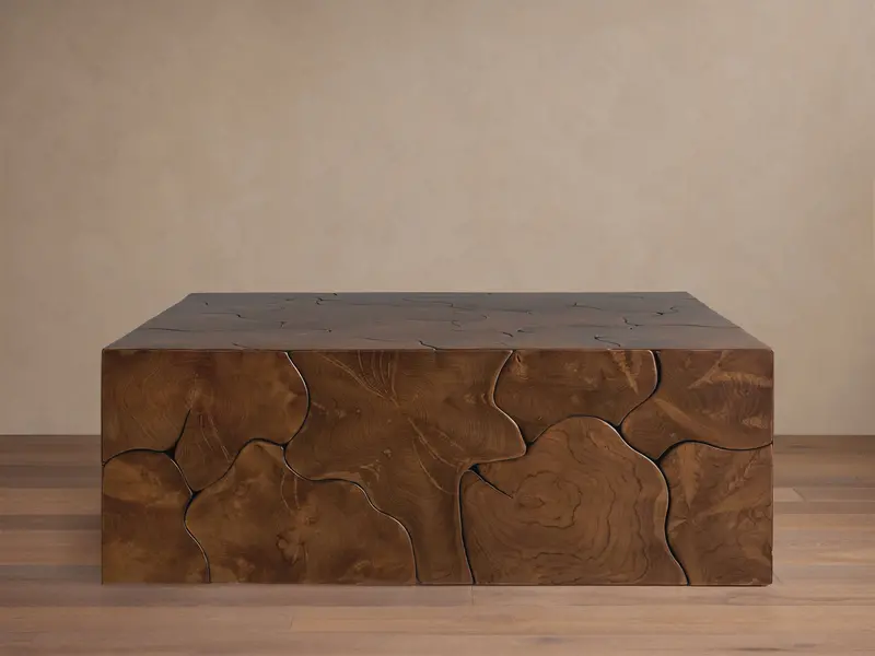 Kalmar Modern Square Coffee Table 1