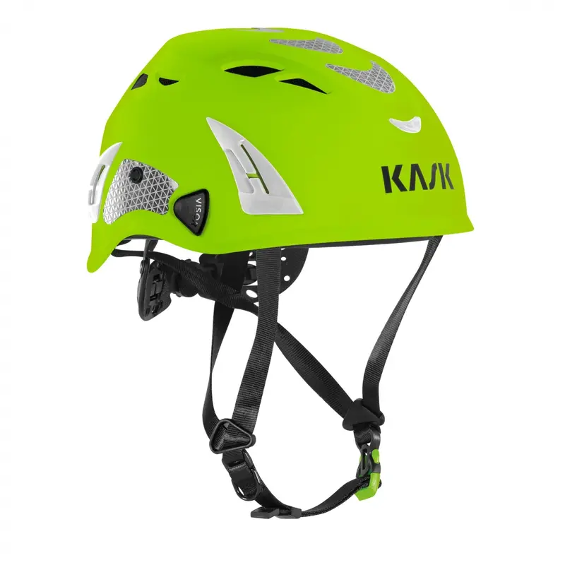 Kask Superplasma Hi-Viz Safety Helmet – Lime Yellow High-Visibility Shell (Whe00139-224) 1
