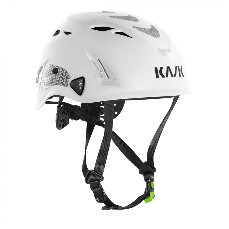 Kask Superplasma Hi-Viz White Safety Helmet – High-Visibility Protection, Model Whe00139-201 1