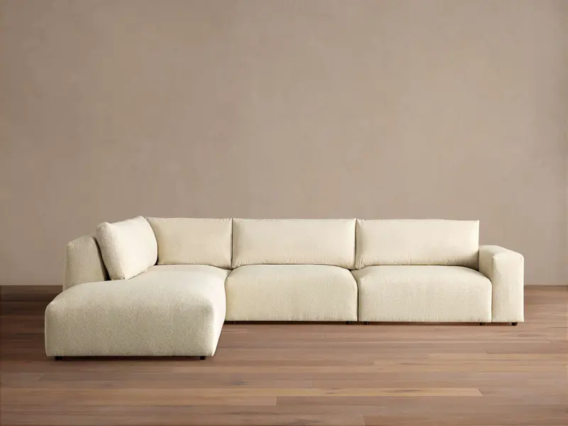 Keegan Tailored 4-Piece Bumper Sectional With Chaise 1