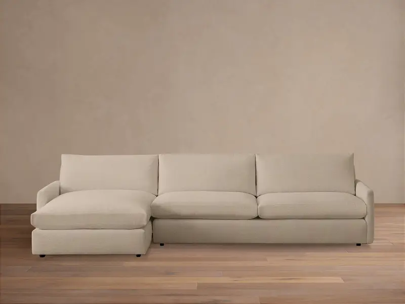Kipton Slim-Arm Chaise Sectional – Two-Piece L-Shaped Design 1
