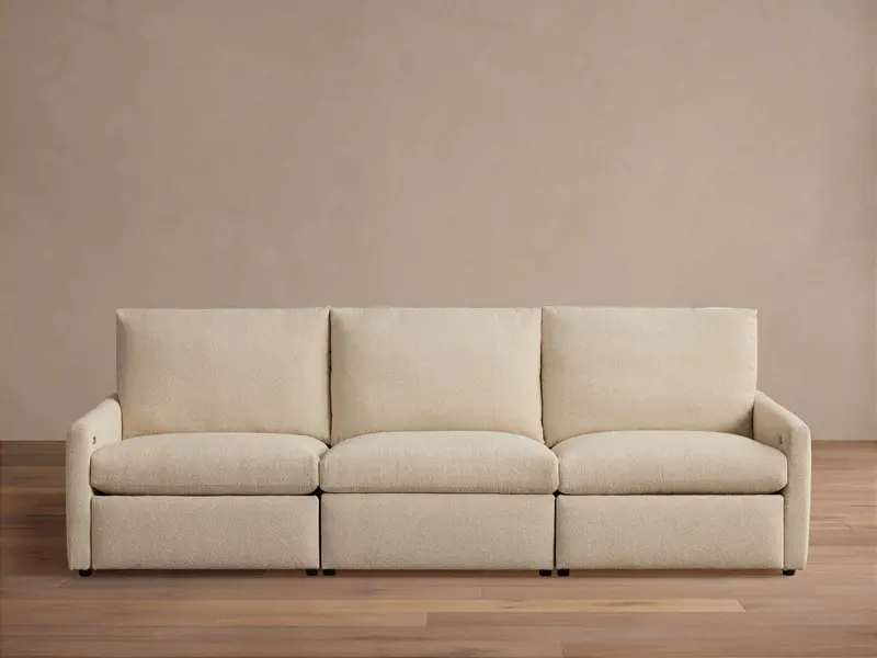 Kipton Slim-Arm Three-Piece Adjustable Motion Sofa 1