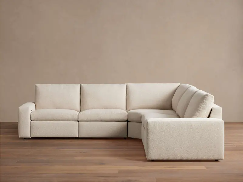 Kipton Wide-Arm Motion Corner Sectional (5-Piece) 1
