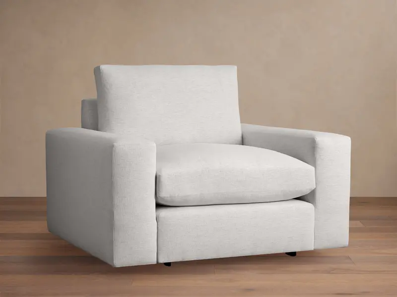 Kipton Wide-Arm Upholstered Accent Chair 1