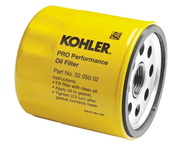 Kohler Oem Oil Filter Replacement — Part Number 52-050-02-S 1
