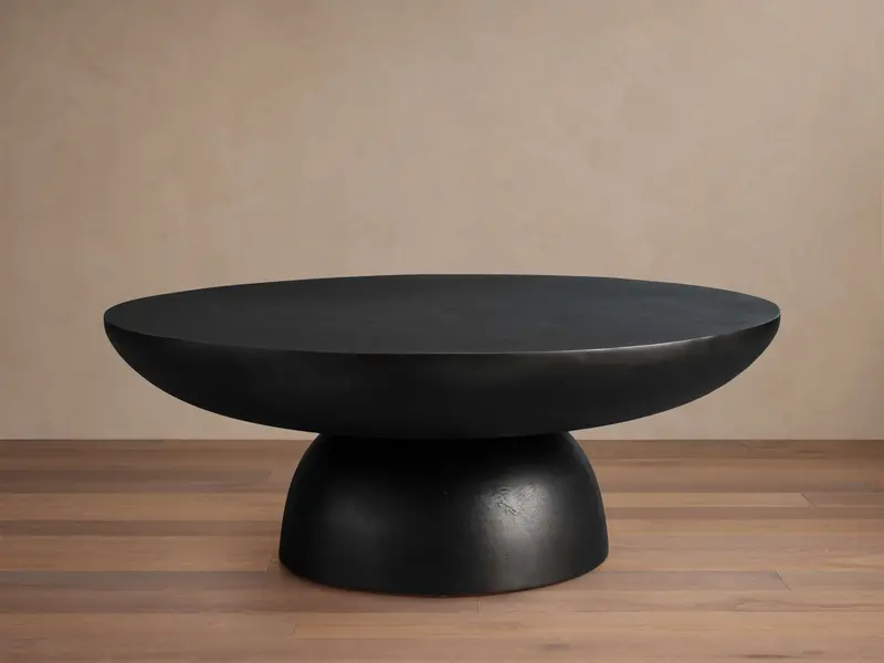 Kyoto Organic Round Coffee Table 1