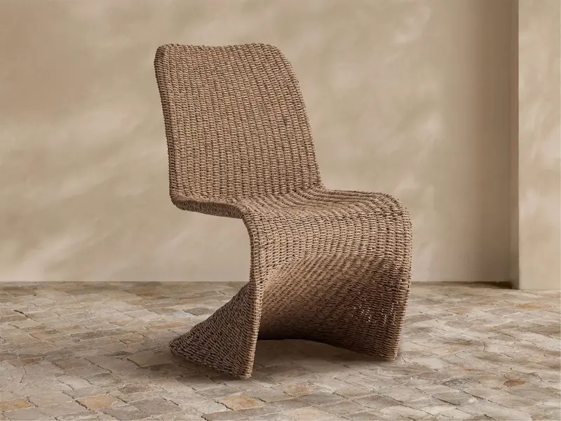 Leon Stackable Outdoor Dining Chair – Lightweight Aluminum Frame 1