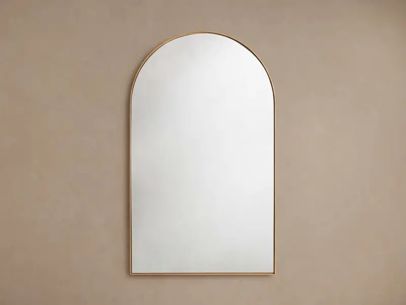 Lira Oak Arched Wall Mirror 1