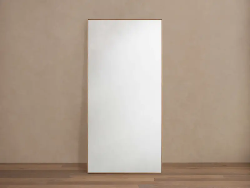 Lira Oak Standing Floor Mirror 1