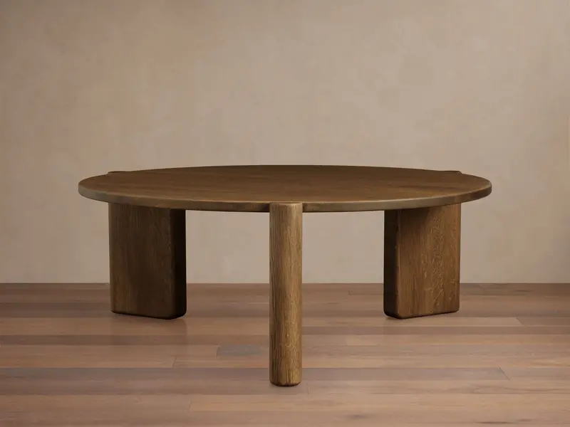 Lonelle Minimalist Oval Coffee Table 1
