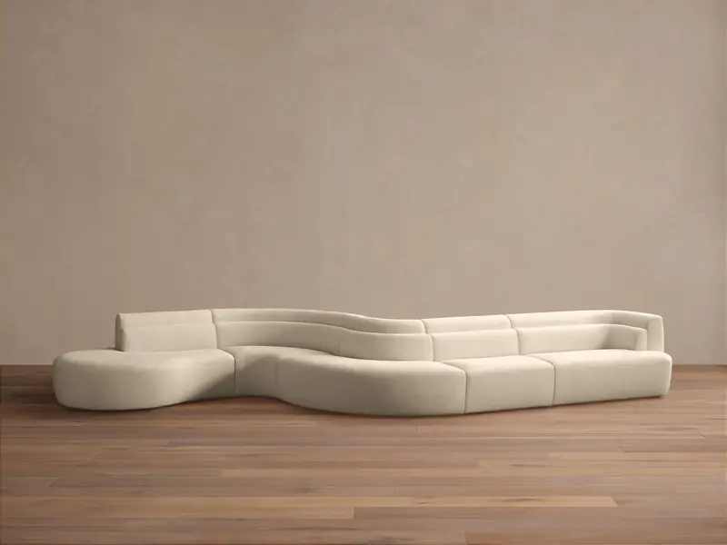 Lovina Modular Sectional Sofa – Five-Piece Set 1