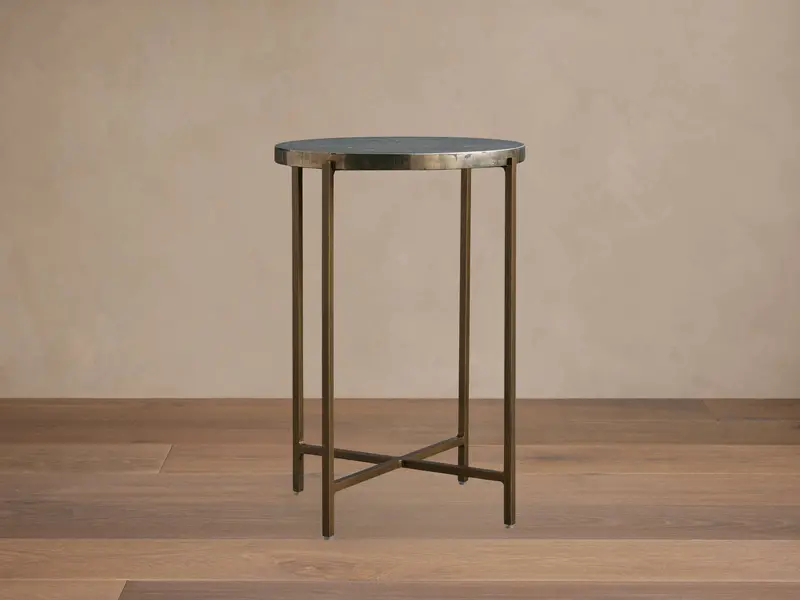 Ludlow Gold Pyrite Martini Side Table 1
