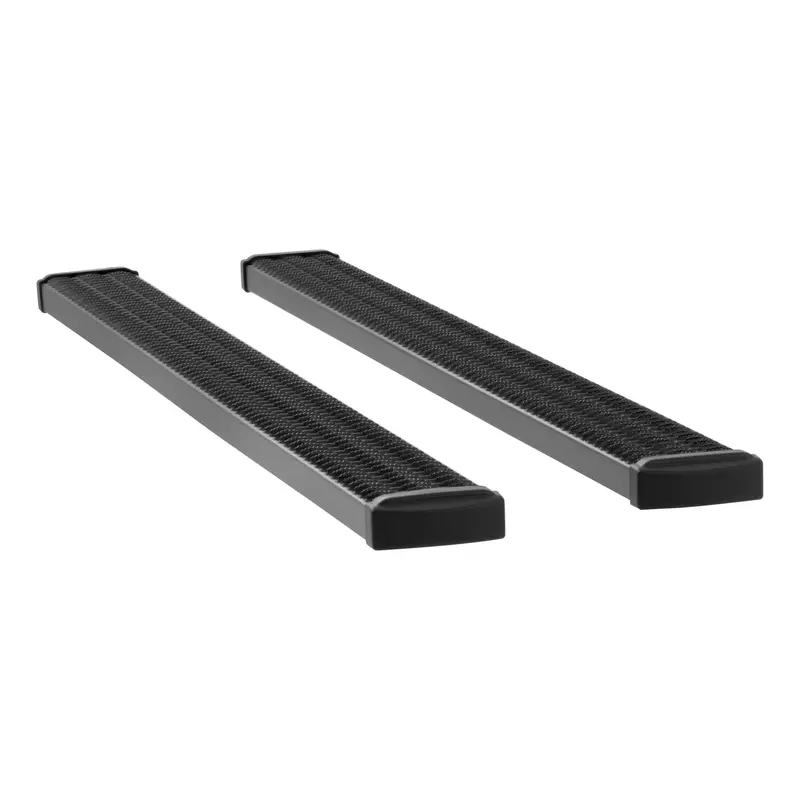 Luverne Grip Step Aluminum Running Boards – 7" X 88", Matte Black Finish (Mounting Brackets Not Included) 1