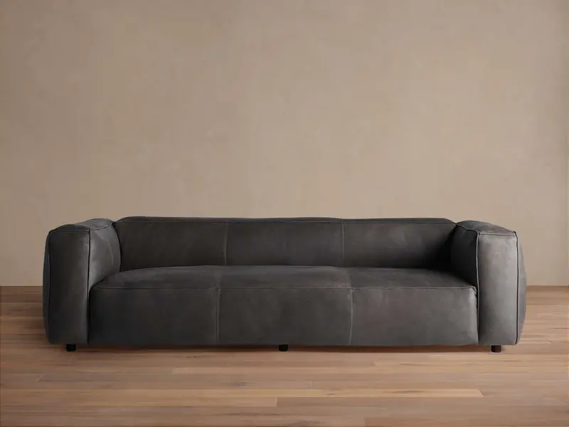 Madrone Full-Grain Leather Sofa 1