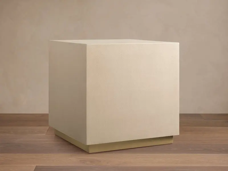 Malone Square Plinth Accent Table 1