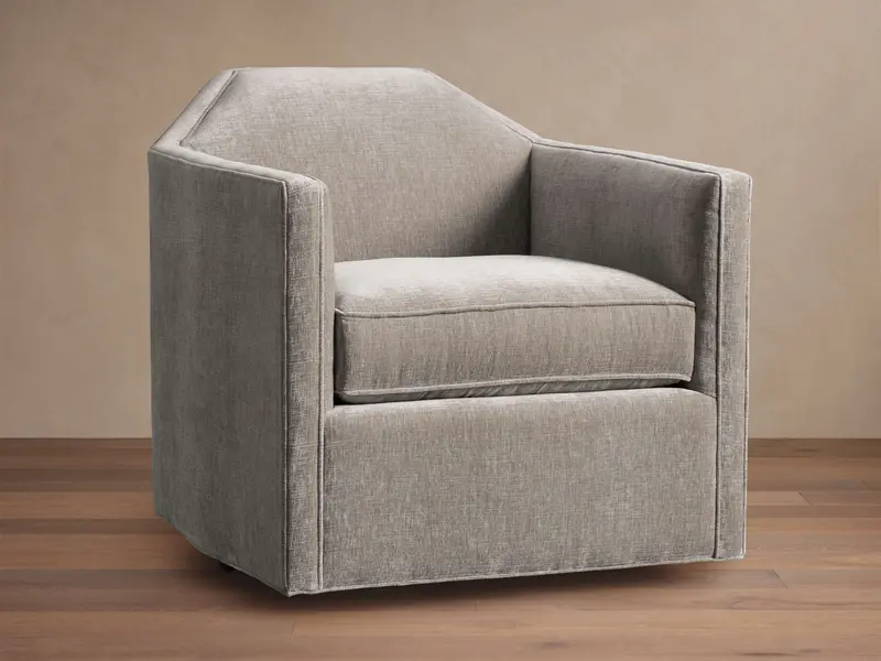 Marina Rotating Armchair In Premium Upholstery 1