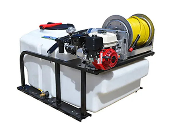 Master Mfg 220-Gallon Space-Saving Lawn Care Sprayer – Powder-Coated Steel Tank 1