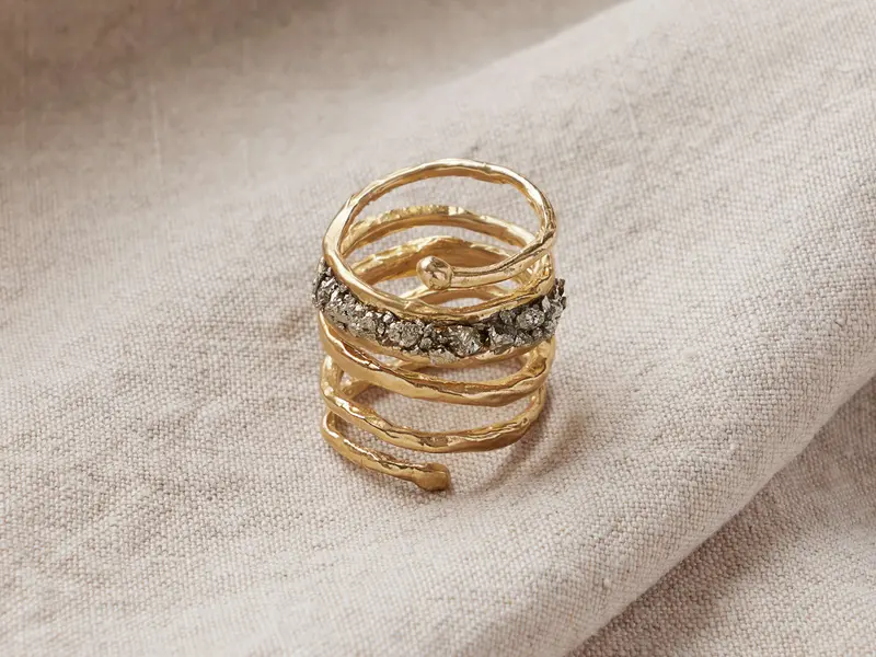Maylin Twisted Spiral Ring 1