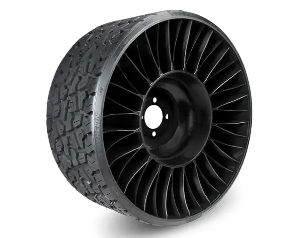 Michelin X Tweel Turf Tire – 24" Diameter × 4" Width, 4×4" Hub, 24×12N12 Size (Part #77185) 1