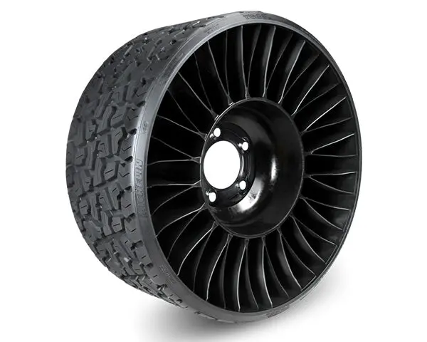 Michelin X Tweel Turf Tire – 24" X 12N12, 5X4.5" Bolt Pattern, Offset -0.067" (Sku 14365) 1