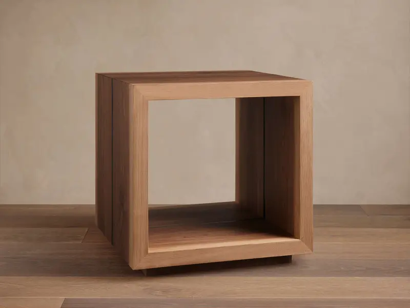 Mihaela Compact End Table With Sculptural Base 1