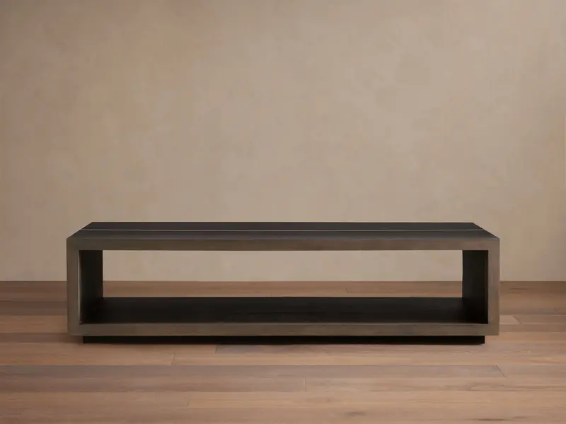 Mihaela Contemporary Oval Coffee Table With Wood Grain Top 1