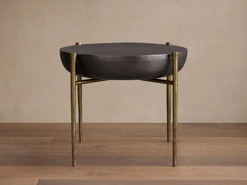 Modern Wooden End Table With Clean Lines 1