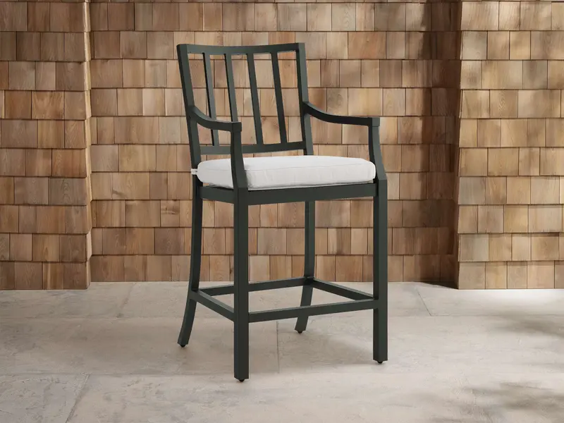 Montego Aluminum Outdoor Counter Height Stool 1