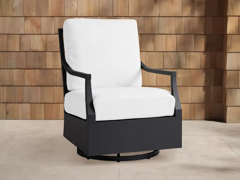 Montego Aluminum Swivel Outdoor Accent Chair 1