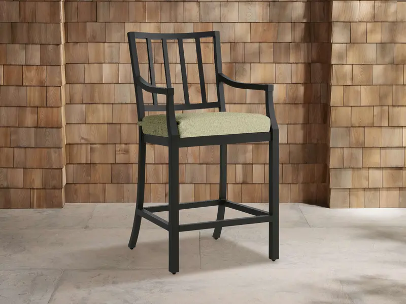 Montego Outdoor Aluminum Counter Height Stool – Eden Sage 1