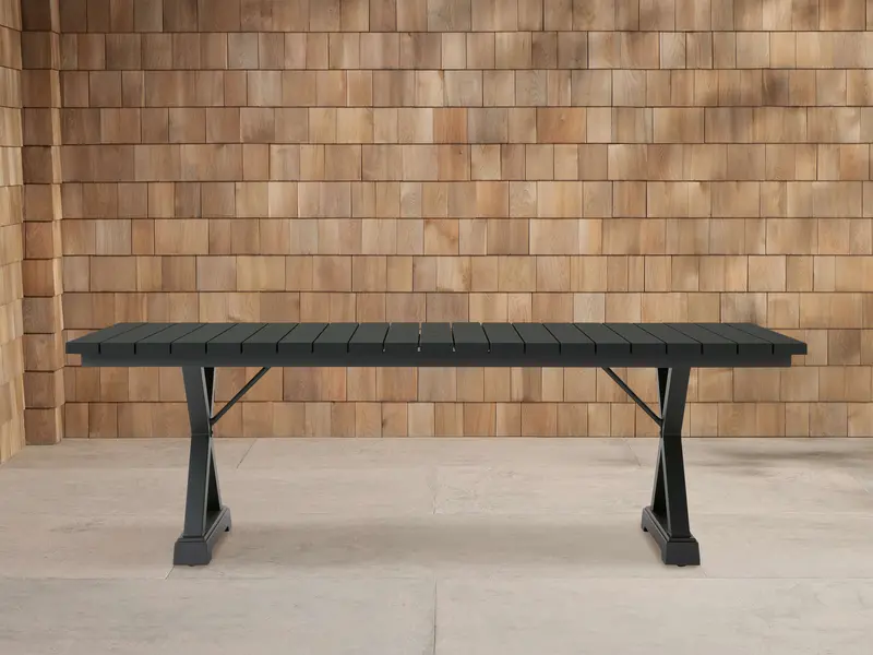 Montego Powder-Coated Aluminum Outdoor Dining Table 1