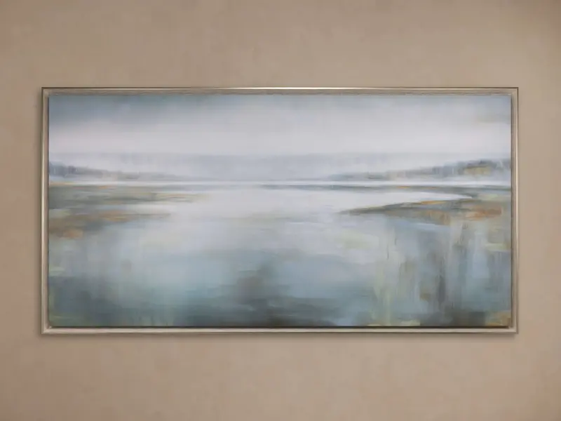 Morning Reflections Serene Framed Wall Art 1